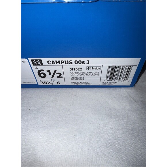 Adidas Originals Campus 00s Unisex Brown Trainers Sneakers JI1022 6.5 Y - Picture 9 of 9